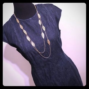 GAP Structured Dark Denim Dress